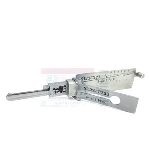 Original Lishi ORIGINAL LISHI: Schlage residential Lishi Pick and decode both C123 and S123 keyway. OLS-C123/S123-AG - main